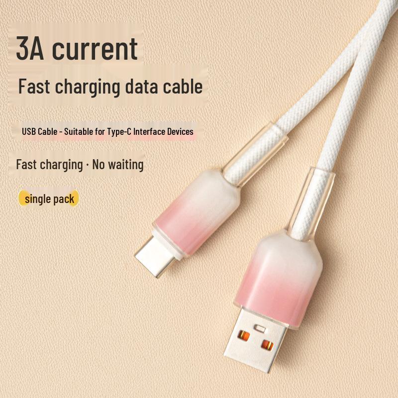 60W Fast Charging Type-C to USB Cable for Huawei & Xiaomi Phones/Tablets