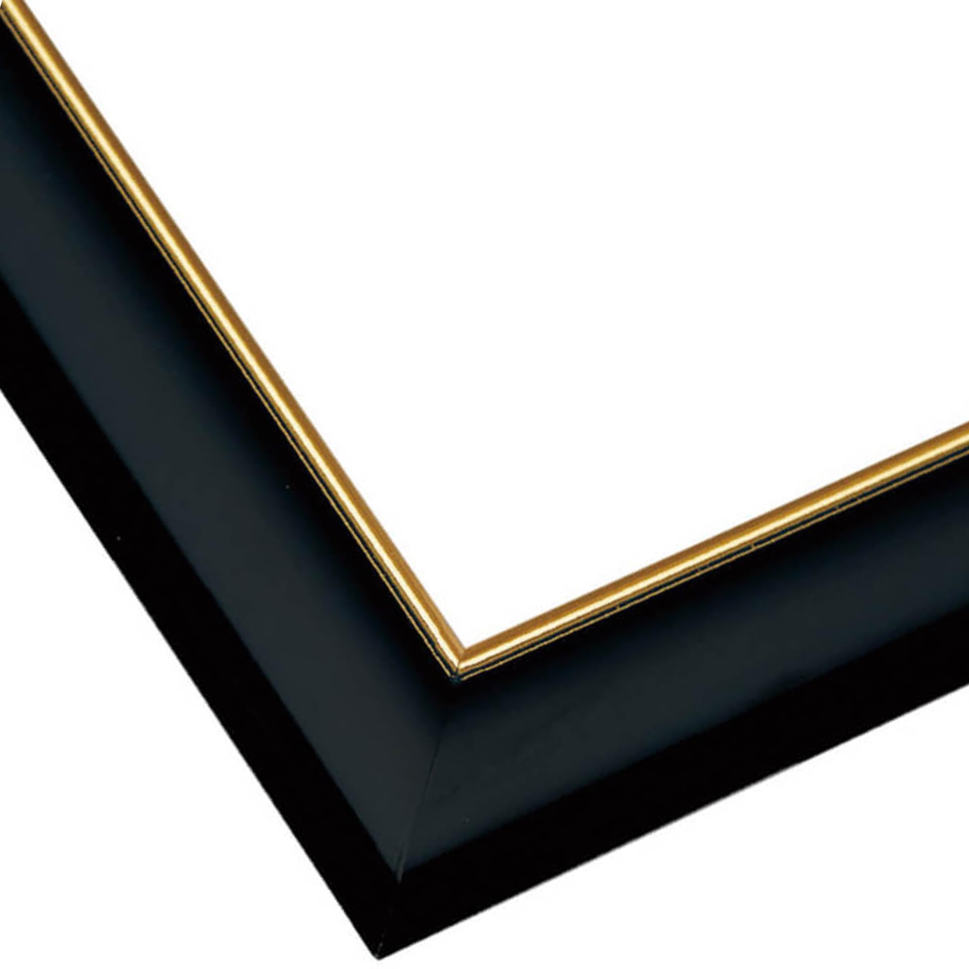 Beverly Gold Mould Wooden Puzzle Frame Wall Hanger 26×38cm Panel No.3 Black