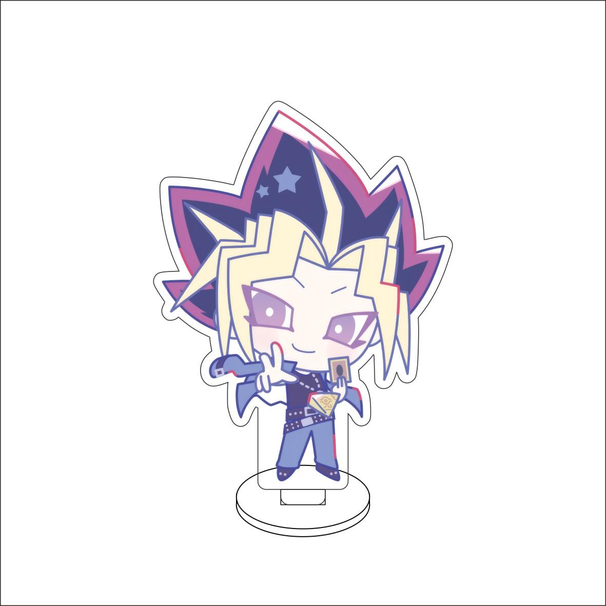 

10CM Anime Yu Gi Oh Figure Stand Model Yugi Muto/ATEM/Seto Kaiba/Joey Wheeler/Téa Gardner Cute Desk Decor Standing Sign Gifts 10CM