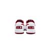 Nike Big Artificial Leather Cushioning Abrasion Resistant Slip Resistant Low Top Skateboard Shoes Men's White Red 355152-150