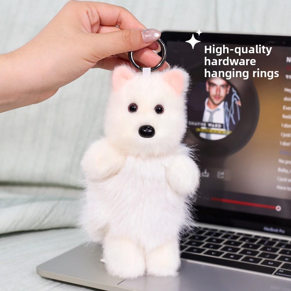Plush Keychain Dog Toy With Pp Cotton For Kids And Adults