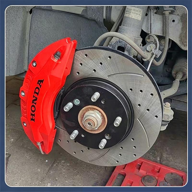 For Honda Civic Fit Jazz Accord Pilot CRV Odyssey HRV Modified Car Wheel Brake Caliper Sticker Tire Decoration Decal Accessories