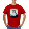 Plus Size T Shirts Unisexs Funny NI Knights with Antlers Album Cover Parodymusic Lovers Humor TShirt Clothing Oversized Graphic
