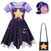 Lily Cosplay Dress Free Mask For Girls Kids Horror Game Halloween Costume Carnival Party Fancy Bow Dress Outfit With Bag