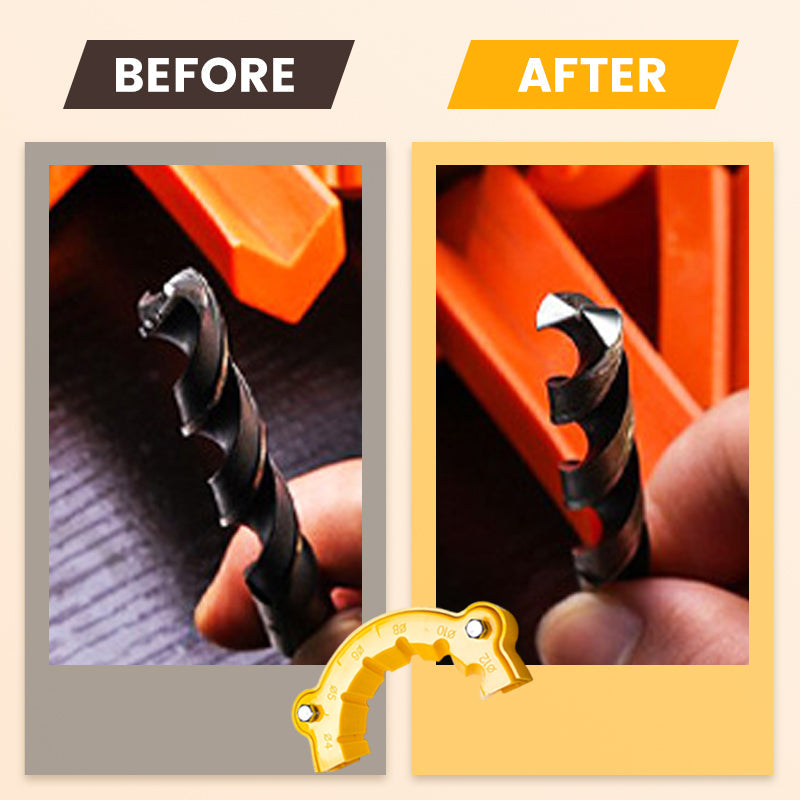 Precision Drill Bit Sharpening Guide Tool Multiple Groove Sizes D4,D5,D6,D8,D10,D12 Compatible A Wide Range Of Drill Bit Sizes