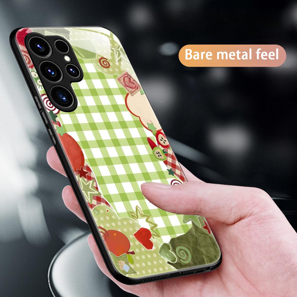 Fruit Art Images  Phone Case For Samsung S26 S25 S24 S23 S22 S21 Plus Ultra Note20 Glass Magnetic Case