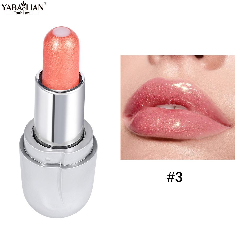 Gelee-Lippenstift, langlebiger, antihaftbeschichteter Cup-Lippenstift, glänzender, lichtechter, fluoreszierender Sandwich-Lippenstift