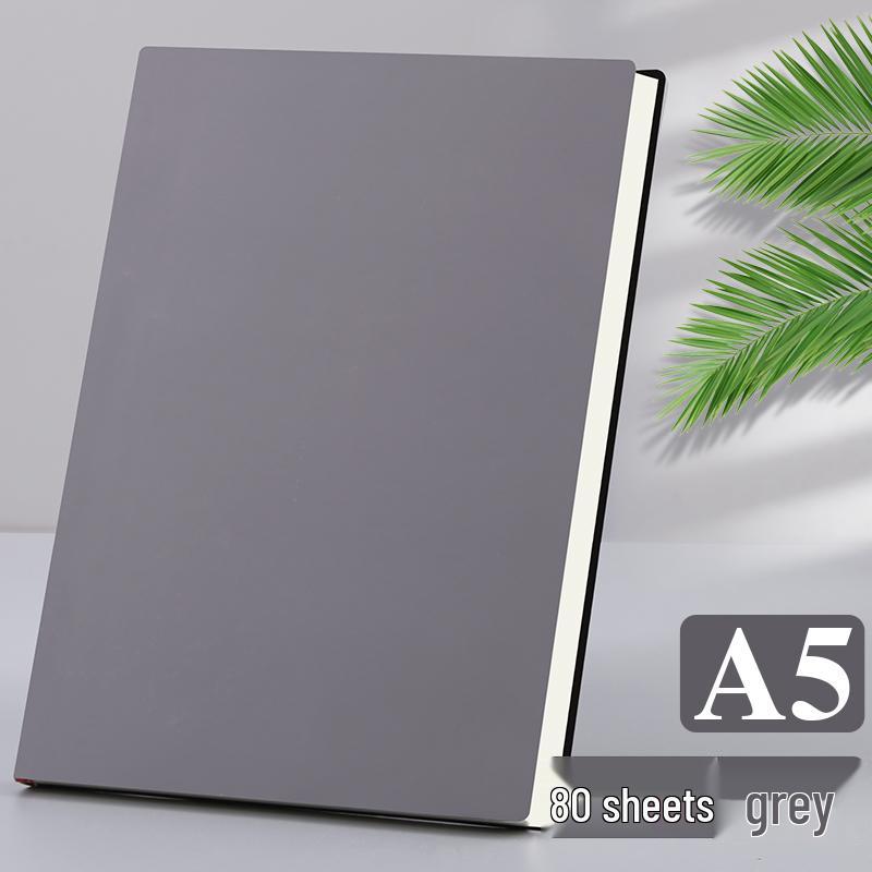 A5 Thickened Notebook - Simple, Retro Design for Students and Business Meetings