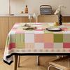 Geometric Light Luxury Dining Tablecloth Waterproof And Oil Proof Tablecloth Rectangular Dining Table And Coffee Table Dustproof