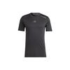 HIIT T Shirts Men's Black Crew Neck Moderate Straight Fit IM1099