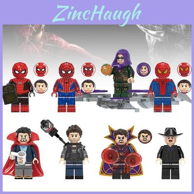Juego de Juguetes de Bloques de Construcción Duraderos de Partículas Pequeñas de Spiderman con Figura de Jameson