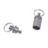 Detachable Car Keychain 360 Degree Rotation Rotate Buckle Titanium Zinc Zinc Alloy Keychain  Hiking