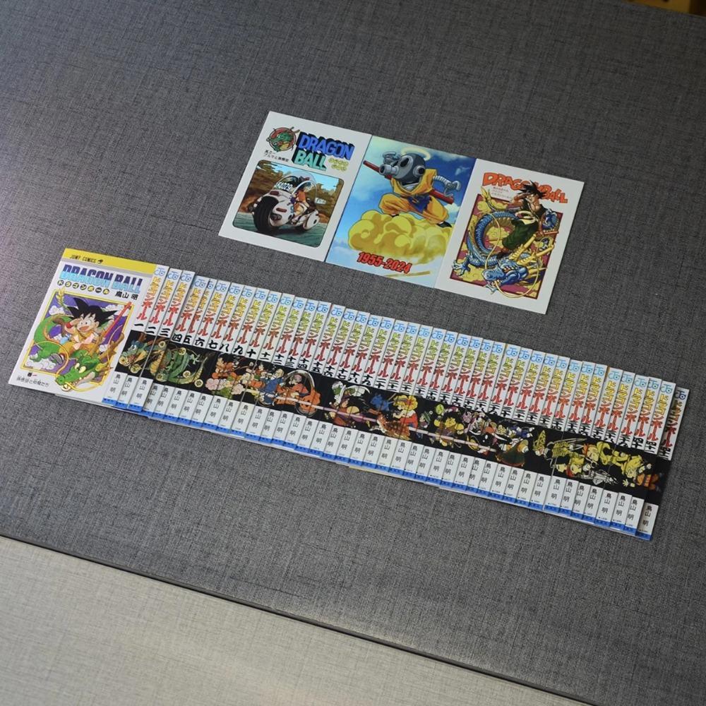 45Pz/set Dragon Ball Goku Copertina Fumetto Dorso Libro Opaco Laser Flash Card Gohan Bulma Fai da te Classico Anime Collezione Carte Giocattolo