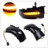 For VW Volkswagen Touran 1T1 1T2 2003 2004 2005 2006 2007 2008 2009 LED Dynamic Turn Signal Light Side Mirror Sequential Blinker