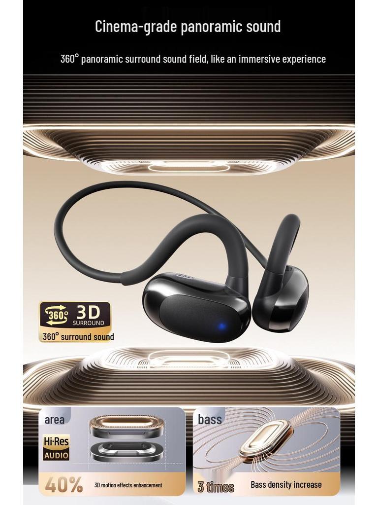 2025 Wireless Sport Ear Hook Bluetooth Earphones: Good Sound, Long Battery Life, and Comfortable for Extended Wear