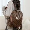Anti-Theft Backpack Print Women's Commuter Large Capacity Travel Backpack Student Schoolbag