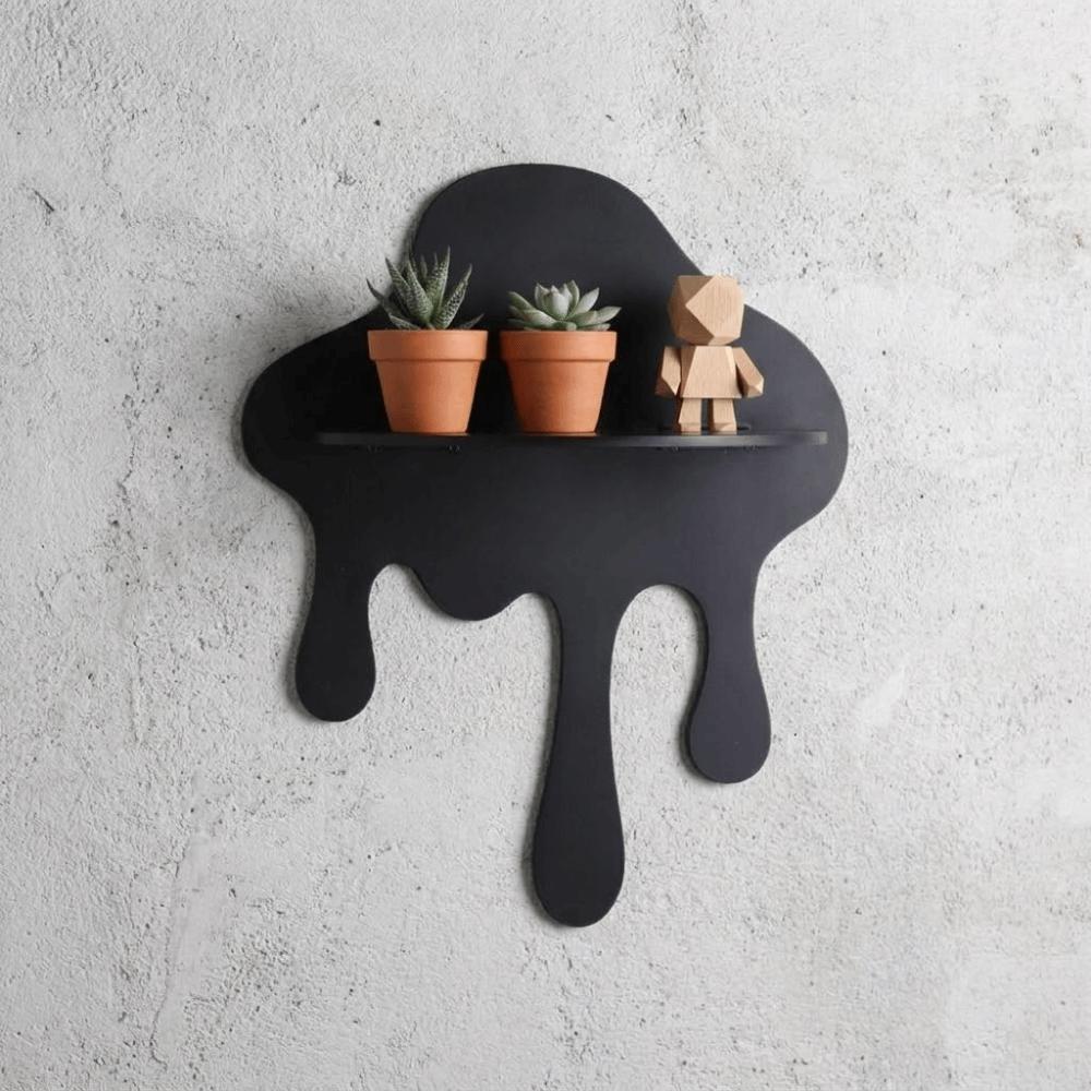 Minimalist Cloud Floating Shelf Wall Mounted Decorative Wall Shelf Office Decor