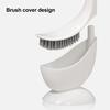 Toilet Brush Set with Ventilated Base Swan Shape Cleaning Brush for Powerful Scrubbing Bathroom Scrubber