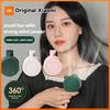 Xiaomi Mini Clip Fans Hanging Waist Neck Fan Girl Electric Air Cooling Fan 900mah USB Leafless Fan 3 Speeds Portable Cooler Air