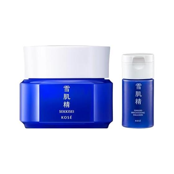 Sekkisei Cream [Quasi-drug] Medicinal Sekkisei Brightening Cream Limited Kit 40g + Emulsion 14mL
