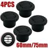 4X 60mm 75mm Air Vent Deflector Outlet Louver Rotatable Diesel Parking Heater Air Conditioner Round For Car Truck VAN Camper