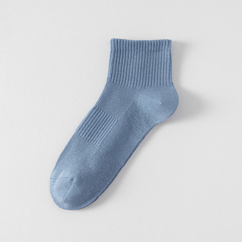 

Men s Pure Cotton Summer Lightweight Short Socks with Antibacterial and Deodorizing Properties, Mesh Design for Good Ventilation. 1 pair синій