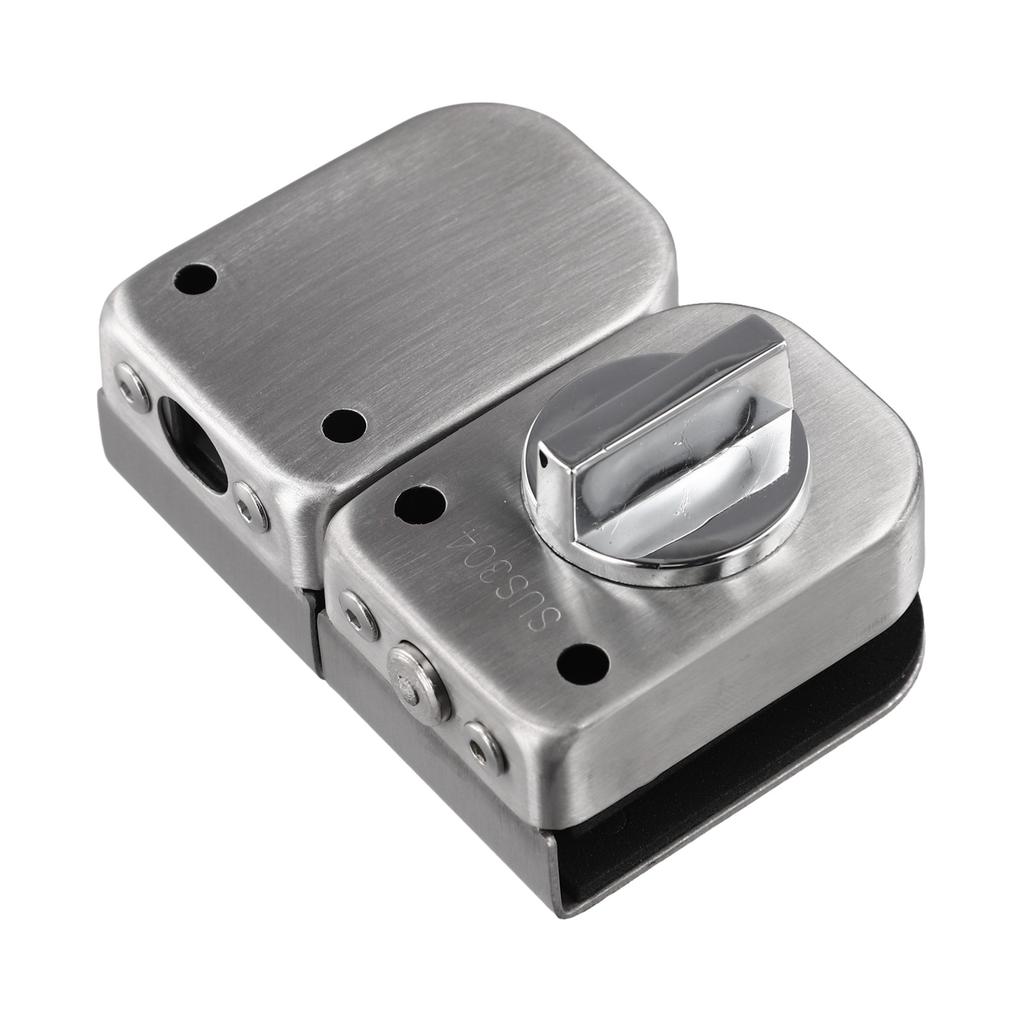 Glass Door Latch Thumb Push Button Lock For Window Shower Room Office Building Hardware Rarelock Fit For Glass Thick 8-12mm