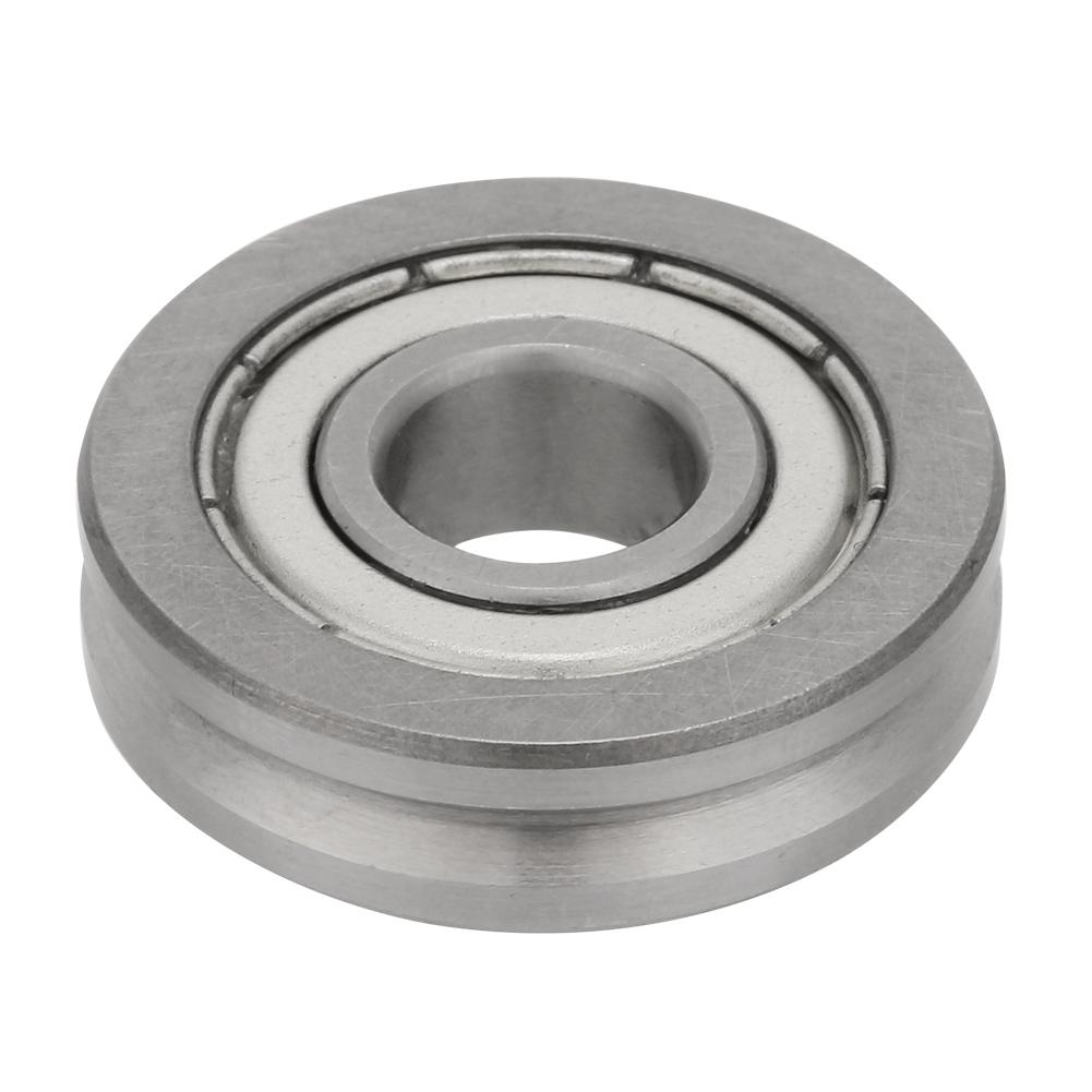 V6000ZZ Steel V Grooved Single Roller Guide Bearing 10mm Bore 30mm OD 8mm Thickness