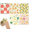 5/6Pcs Eco-Friendly Dishcloths Reusable Swedish Kitchen Dishcloths Super Absorbent Fast Drying Print Cleaning Dish Towels