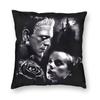 Dark Couple By Spider Bride Of Frankenstein Modern Throw Pillow Cover Living Room Decoration Horror Film Car Cushion