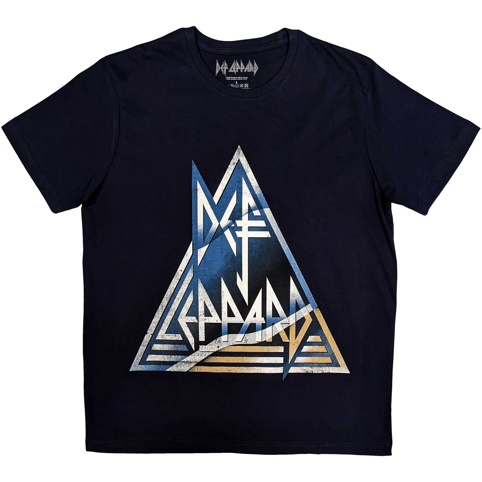 Def Leppard TShirt Triangle Logo OFFICIAL NEW XL
