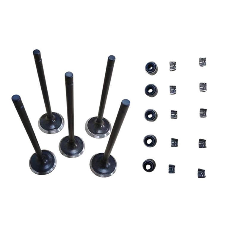 Motorcycle Exhaust Valves Inlet Intake Stem Kit For  660 YFM660 YFM660F 4X4 2002-2008 Motorcycle Engine Parts