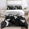 3Pcs Boy Group Portrait Bedding Sets For All Sizes New 3D Printed Bed Cover Comforter Duvet Cover Pillowcase Bedroom Decoration