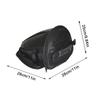 Borsa da Sella Posteriore Impermeabile per Moto Borsa Sportiva da Viaggio Borsa Posteriore da Sella per Moto Motorino Borsa Laterale Posteriore