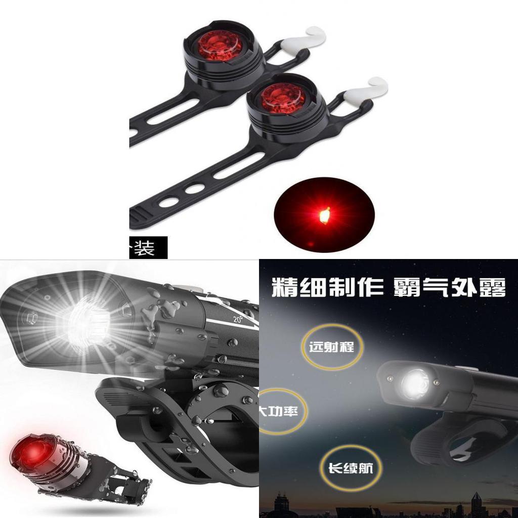 Přední světlo na kolo USB dobíjecí hliníková slitina Cyklistická lampa s úrovněmi jasu pro noční jízdu