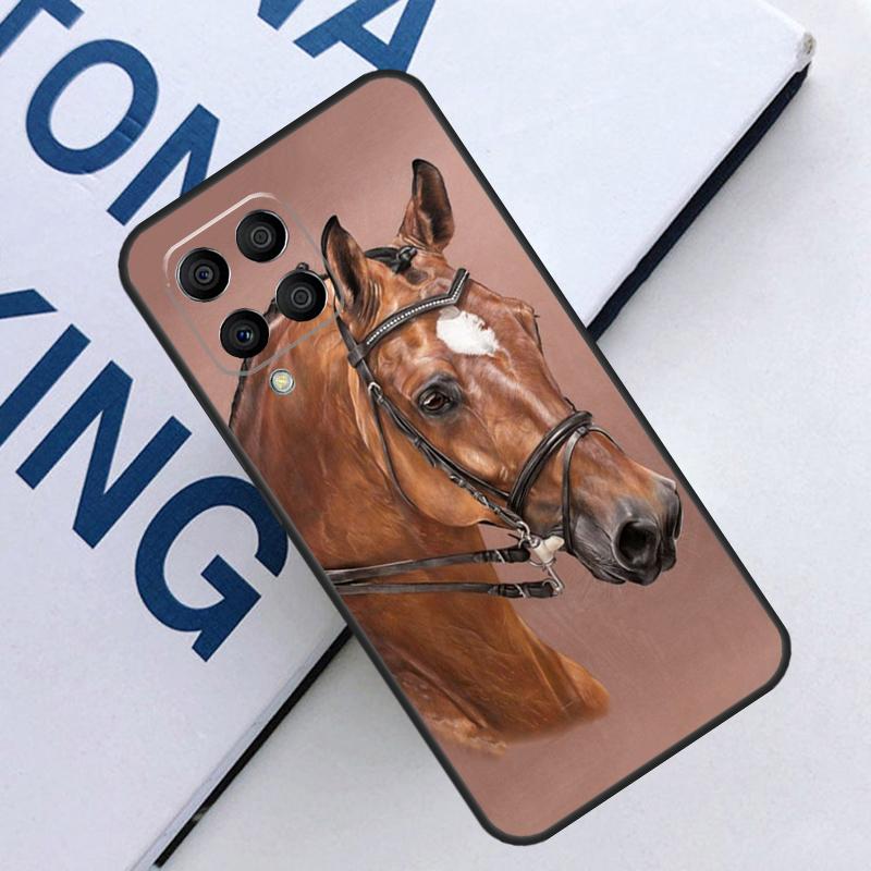 Horse Pony Painted For Samsung Galaxy M21 M11 M31 M13 M33 M35 M53 M55 M15 M14 M34 M54 M12 M32 M52 M06 M16 Case