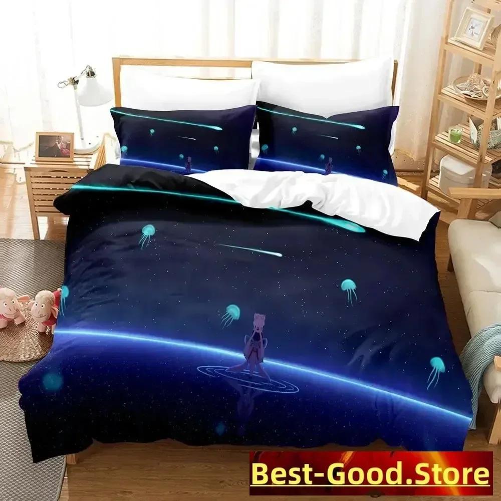 Game Genshin Impact Sangonomiya Kokomi Bedding Set Single Twin Full Queen King Size Bed Set Adult Kid Bedroom Duvetcover Sets