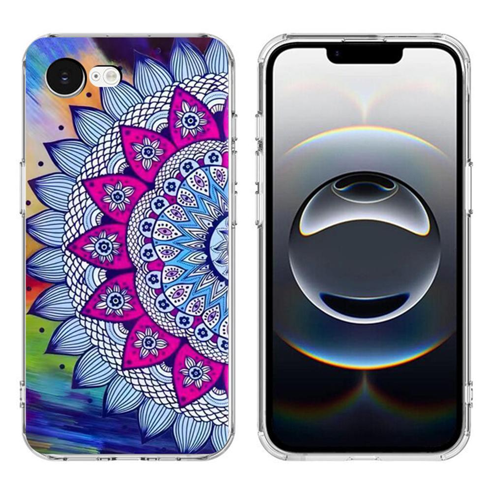 For iPhone 16e Case Pattern Printing Cell Phone TPU Back Cover