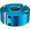 Globe Planer Head with Notches 100X30X H40