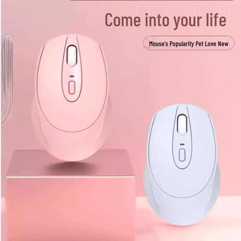 Rechargeable Silent Bluetooth 2.4G Wireless Office Mouse for Tablets - Universal Design