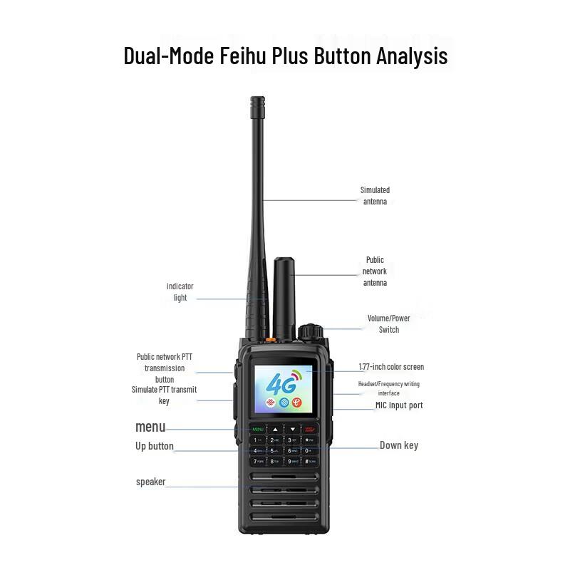 OUXING Dual-Mode 4G National Walkie-Talkie (CN version)
