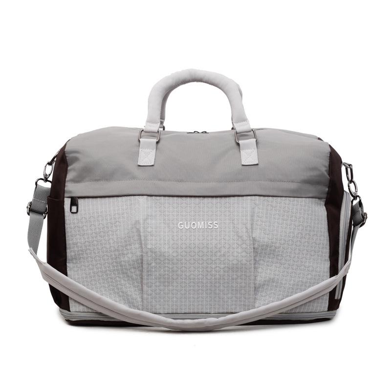 Women's Expandable Fitness Bag: Large Capacity, Dry/Wet Separation, Outdoor Sports & Travel with Shoe Compartment