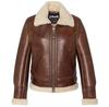 Women's Jacket Schott N.Y.C. Leather Enya LCW1257 Brown