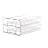 ZISIZ Extended Single-Layer Draining Refrigerator Storage Box