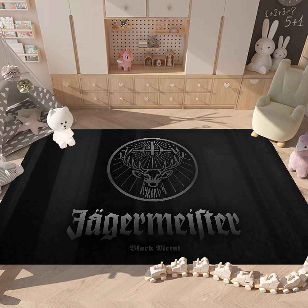 Heiße J-JaegermeisterS Fußmatten Retro Mehrere Auswahlmöglichkeiten Wohnzimmer Küchenteppich Rutschfest Willkommensmatte