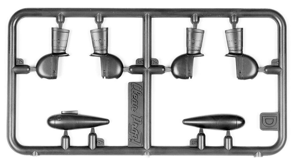 Clear Prop Scale Japanese Navy Type 96 Model 2 Carrier Fighter Early Model Starter Kit Plastic Model CPU72006 Molded in Color 1/72