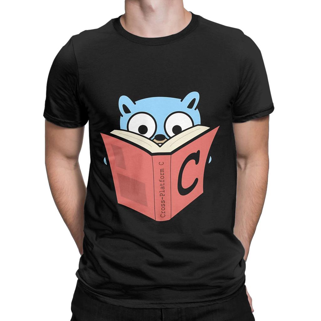 Go C Go Gopher With C Book Graphic 100 Cotton Tshirt Gopher Tees Tops For Unisex