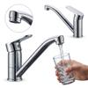 Pana Standing Sink Tap, Chrome Polished, Swivel Spout