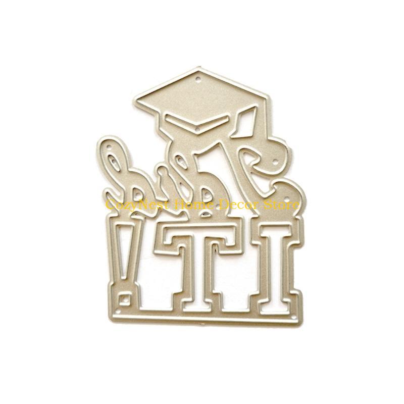 92MF Graduation Metal Cutting Dies Stencils for DIY Scrapbooking Decorative Embossing Paper Cards Template Decor Die Cuts
