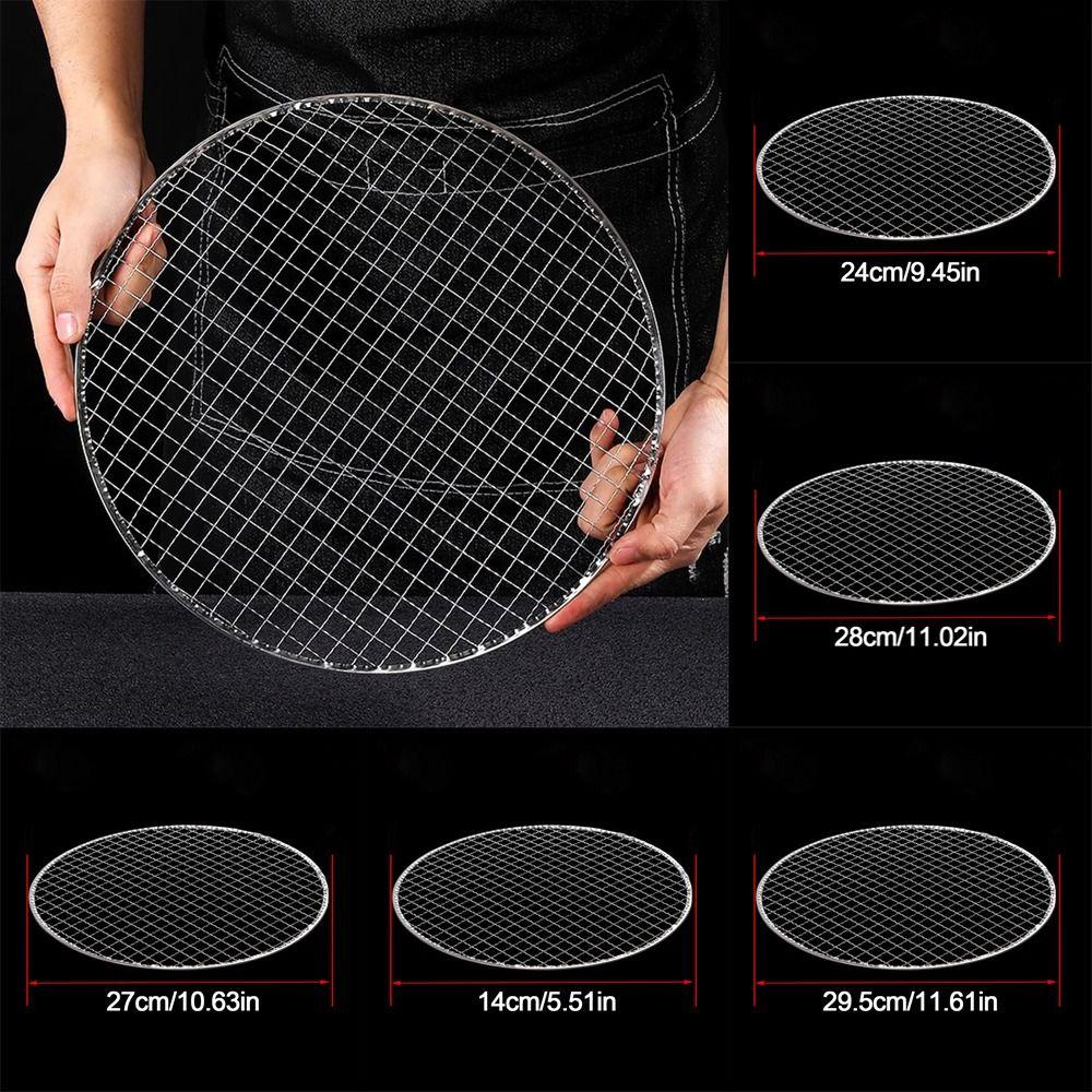 Round Wire Net Disposable BBQ Roasting Rack New Baking Cooling Rack